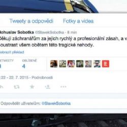 Ministři posílají kondolence přes Twitter
