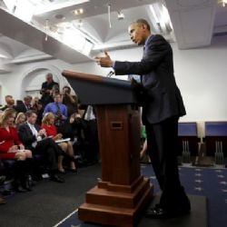 Obama na předvánoční tiskovce znovu sliboval zavřít Guantánamo