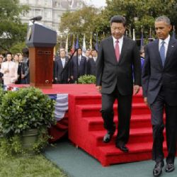 Obama uvítal čínského prezidenta. Asiaté mohou slíbit nový závazek o emisích