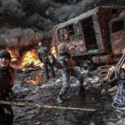 OBRAZEM: Před rokem vyvrcholily protesty na Majdanu krveprolitím