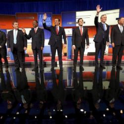 Poslední debata republikánů se odehrála bez Trumpa, soupeři toho využili