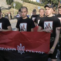 Pravý sektor volá po pádu vlády a vyhlášení válečného stavu