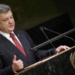 Rusko vede na Ukrajině agresivní válku, prohlásil Porošenko v OSN