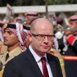 Sobotka navštívil jordánský tábor pro 80 tisíc lidí: Pomoc musíme navýšit