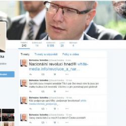 Sobotkův twitter napadli neonacisté. Důkaz, že svou práci dělám dobře, reagoval premiér