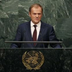 Tusk v OSN hájil unijní kroky při zvládání uprchlické krize