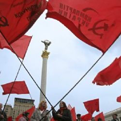 Ukrajinští komunisté už nesmějí do voleb a v politice končí