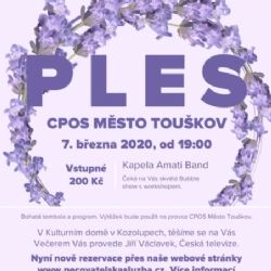 CPOS Město Touškov letos uspořádá již osmý ples, moderovat jej bude Jiří Václavek ze Studia ČT24