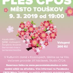 CPOS Město Touškov letos uspořádá již sedmý ples, moderovat jej bude Jiří Václavek ze Studia ČT24