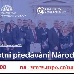 Slavnostní předávání Národní ceny kvality ČR 