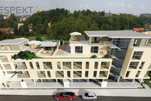 Obrázek - Jedinečný byt 4+kk s rozlehlou terasou v projektu Rezidence na Roudné, Plzeň