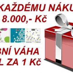Ke každému nákupu nad 8.000 korun osobní váha TEFAL za symbolickou 1 Kč