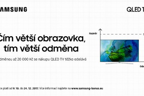 Foto: Vánoční odměna až 20.000 Kč při koupi QLED TV Samsung