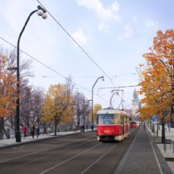 30 let výročí od spuštění nové tramvajové trati do Bolevce