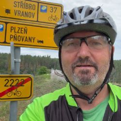 Se senátorem Pavlem Karpíškem na kole po severním Plzeňsku