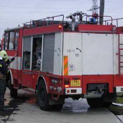 V Kralovicích hořela Škoda Forman