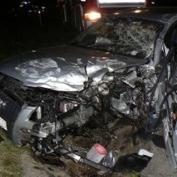 Vážná nehoda zablokovala v noci dálnici