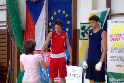 Foto: Boxer Štádler uspěl v Sokolově