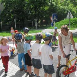 Slovany otevíraly dopravní hřiště