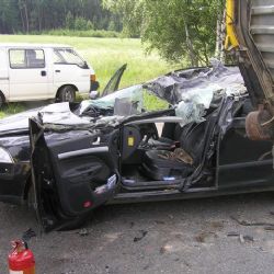 U Úněšova bourala oktávka s traktorem