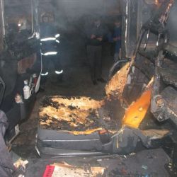 Ve Chválenicích hořela kabina kamionu
