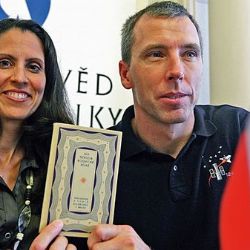 Astronaut Feustel byl dnes přijat na radnici, večer má besedu