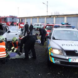 Budoucí policisté si zkoušeli své teoretické znalosti v praxi