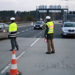 Bundespolizei kontroluje na Rozvadově