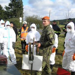 Hasiči na Domažlicku nacvičovali zásah při ptačí chřipce