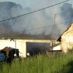 V Pernarci shořel dům, škoda téměř milion