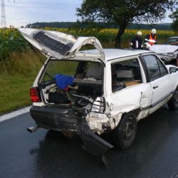 Silnici mezi Stodem a Holýšovem blokovala řetězová nehoda