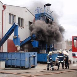 V bývalých kasárnách ve Strašicích opět hořelo