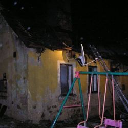 V Újezdě pod Přimdou hořel dům, majitelé naštěstí utekli