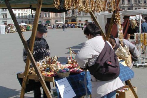 Foto: Velikonoční trhy v Plzni nabízejí řemeslné výrobky
