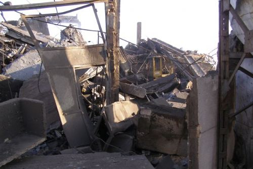 Foto: Výbuch zničil v Černé Hati celou kotelnu