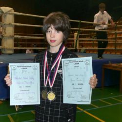 Mladý kickboxer Panuška má medaile z národního poháru