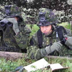Na Bahnech armáda představuje bojové ukázky i techniku