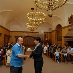 Obřadní síň plzeňské radnice patřila dárcům krve