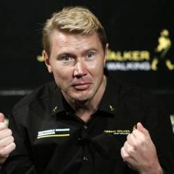 Pilot F1 Mika Häkkinen se setkal se starostou Strobachem