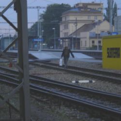 Policisté při akci hlídali kolejiště nádraží v Rokycanech