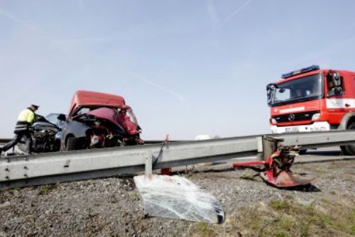 Foto: Tragická nehoda na dálnic D5