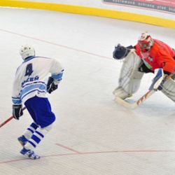 Hokejbalové derby přineslo radost Plzni a sestup Dobřanům