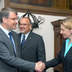 Lotyšský velvyslanec se v Plzni zajímal hlavně o kulturní titul 