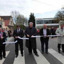 Nový průtah Dýšinou slavnostně otevřel hejtman Chovanec