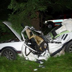 Pracovníci správy NP Šumava zachraňovali život nepozorného řidiče
