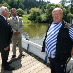 Prezident Klaus si z kraje odvážel hezké pocity i špacírku
