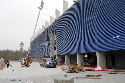 Foto: V Plzni finišuje rekonstrukce fotbalového stadionu