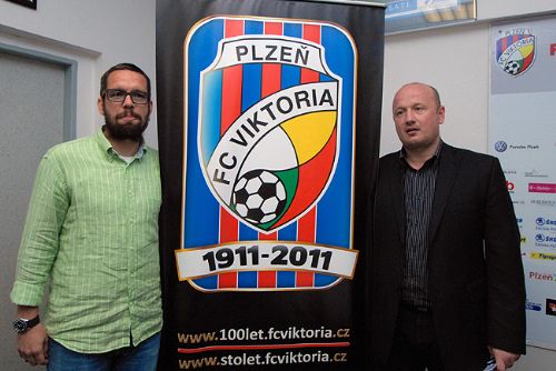 Foto: Viktoria představuje nové logo i plány oslav sto let založení klubu