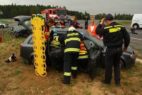 Foto: Dopravní nehoda u Třemošné
