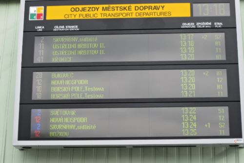 Foto: Informační panely zvýší komfort cestování v Plzeňském kraji